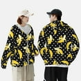thumbnail image 4 of Lsque Banana Pattern UPF 50+ Lightweight Sun Protection Men's Women's Long Sleeve Shirt, Hoodie Performance -Small, 4 of 7