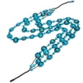 thumbnail image 4 of EeaseMX Collar tejido con colgante de cáscara de coco, estilo bohemio, para niñas y mujeres (azul cielo), 4 of 8