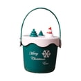 thumbnail image 3 of Bolsa de regalo de Navidad Suministros para fiestas de Navidad Bolsa de regalos de Navidad Amigos Maestros Muñeco de nieve cilíndrico, 3 of 9