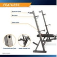 thumbnail image 4 of Marcy Pro Adjustable Olympic Weight Bench MD-857, 4 of 7