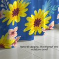 thumbnail image 5 of 72x72 Inch Fabric Shower Curtain Waterproof Polyester, Daisy Floral Print, 5 of 6