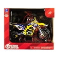 thumbnail image 3 of Suzuki RMZ450 Nitro Circus #199 Travis Pastrana Yellow/Blue 1/12 Diecast Motorcycle Model by New Ray, 3 of 3