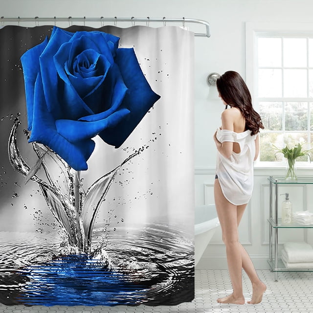 Cqxid Shower Curtain Under $10 Shower Curtain 70x70 Inch With 12 Plastic Hooks Waterproof Shower Curtain Bathroom Heavy Side Shower Curtain Machine Washable Quick Dry
