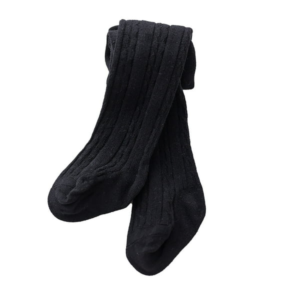 PINQI Fashion Socks for Teens Clearance Soft Ribbed Pantyhose for Baby Girls Comfortable Breathable Tights with Room Warm Long Stockings for Spring Autumn Wear Versatile Indoor Outdoor