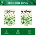 thumbnail image 6 of Sm:)e Shamrocks Welcome Patricks Day Garden Flag 12x18 Inch Double Sided, 6 of 7