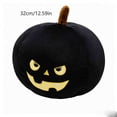 thumbnail image 3 of Black Pumpkin Shape Throw Pillow, Soft Portable Cute Face Decoration Cushion for Festive Living Room Theme Party Fall Decor, 3 of 7