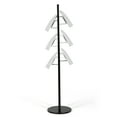 thumbnail image 2 of M&T Displays Heavy Duty Literature Rack with 8 pcs. Acrylic Shelf and Rotating Base Magazine Holder Brochure Display Stand Catalog Leaflet for Fair Conference (Black 8.5x11 A4), 2 of 6