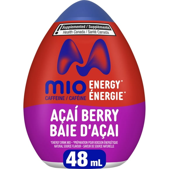 mio Energy Acai Berry Energy Drink Mix, 48 mL Bottle, mio Energy Acai Berry Energy Drink Mix, 48 mL Bottle
