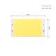 thumbnail image 1 of Módulo de Chip COB de alto brillo, luz LED de 12V CC, 20W, varios colores, diseño de luz de ambiente interior y exterior, 1 of 4