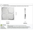 thumbnail image 2 of Ekena Millwork 19 5/8"W x 19 5/8"H Clover EnduraWall Decorative 3D Wall Panel (12-Pack for 32.1 Sq. Ft.), 2 of 12