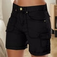 thumbnail image 4 of ZenCart Women Cargo Shorts Casual High Waisted Shorts with Pockets Summer Hiking Shorts Outdoor Outfits for Travel Golf Camping, 4 of 7