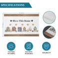 thumbnail image 5 of Farmhouse Flower Bless This Home Placemats Set of 6,Wipeable Washable Table Mats for Dining Tables, Rustic Shining Star Wood Place Mats for Kitchen Event Party Tabletop Decor, 5 of 9