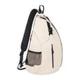thumbnail image 1 of S SERENABLE Tennis Bag Waterproof Lightweight Protect Rackets for Women Men Adults beige, 1 of 9