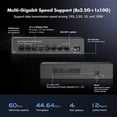 thumbnail image 3 of Conmutador gestionado YuLinca Base-T de 8 puertos y 2,5 Gbps + 1 x 10G SFP+, 3 of 8
