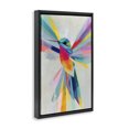 thumbnail image 2 of Stupell Industries Contemporary Rainbow Winged Hummingbird Black Floating Frame Canvas Art, 17 x 25, by Chromatic Storm Studio, 2 of 8