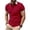 Red&01#0202F, variant on Fabrcox Men's Polo Shirts Short Sleeve Collared Button Up Henley Shirt Men Color Block Summer Big and Tall Outdoor Golf Shirts for Men
