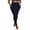 Navy, variant on Htigea Fleece Lined Leggings for Women Warm Winter Yoga Pants Plus Size Stretchy High Waisted Workout Tights Bottoms with Pockets Black,XL