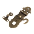 thumbnail image 4 of Ana Retro Style Suitcase Lock Chest Box Clasp Hasp Latch Bronze Tone Home Improvement Door Hardware Accessories Home Decor, 4 of 10