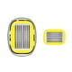thumbnail image 3 of Afeitadora manual para cabeza calva con cuchillas de 8 capas, banda lubricadora de aloe, impermeable, fácil de limpiar, kit de viaje para hombres, afeitadora suave, afeitadora eléctrica alternativa p, 3 of 7