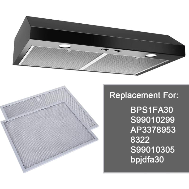CEORPER Metal Grease Filter for Various Series Range Hoods Easy to Clean and Maintain