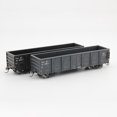 thumbnail image 3 of 1:87 HO Scale Sand Table C64k Gondola Car Open Freight Car Model - Black, 3 of 4