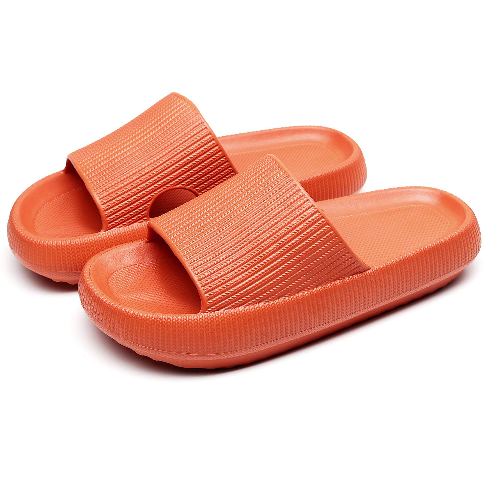 Slippers Slides for Women Men Massage Bathroom Shower Shoes Non-Slip Quick Drying Thick Sole Super Soft Home Open Toe Slippers Beach Pool Gym Spa Slipper