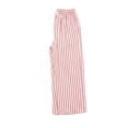 thumbnail image 6 of Ynynloco Womens 2 Piece Outfits Striped 3/4 Sleeve Lapel Shirt High Waisted Wide Leg Pants Lounge Set S-3xl, 6 of 9