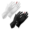 thumbnail image 1 of 2 pairs sunscreen gloves women's summer outdoor cycling gloves can be fingerless non-slip beam mouth design, 1 of 5