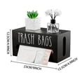 thumbnail image 4 of Wooden Trash Bag Dispenser and Storage Box Eco-Friendly Large Capacity for Kitchen Bathroom, 4 of 7