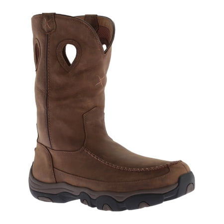 

Men s Twisted X MHKB002 Hiker Boot Distressed Saddle/Saddle Leather 9.5 M