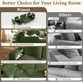 thumbnail image 5 of Akaber Sectional Sleeper Sofa, 4 Seats Modular L Shaped Cloud Couch with Pull Out Sofa Bed, Storage Chaise, USB Charging, Adjustable Backrest, 5 of 9