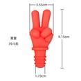 thumbnail image 3 of Tapón para botella de vino, tapón de silicona para vino, bonito, decorativo, varios colores, paquete de 10 tapones de silicona reutilizables para almacenar cerveza y vino, 3 of 5