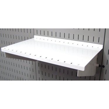 8ft Galvanized Metal Pegboard Strip Metallic Pegboard Rail Pack - (6 ...