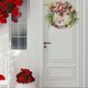 thumbnail image 4 of Corona Navideña Para Puerta Principal Corona Navideña Con Lazo Y Bayas Rojas Para Puerta Principal, Jardín Y Decoración, 4 of 8