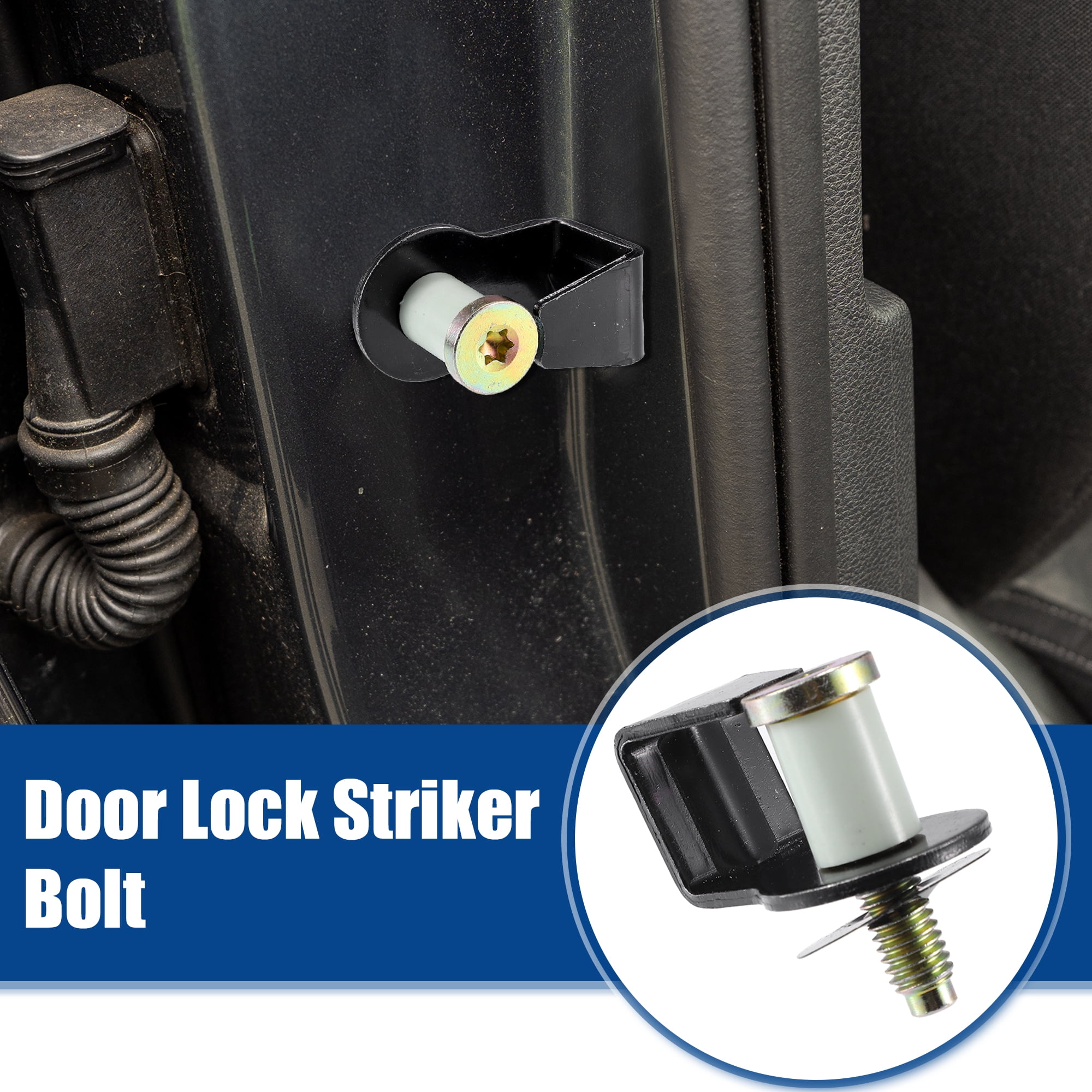 Unique Bargains Door Lock Striker for Ford F-150/250/350 1984 2 Pack