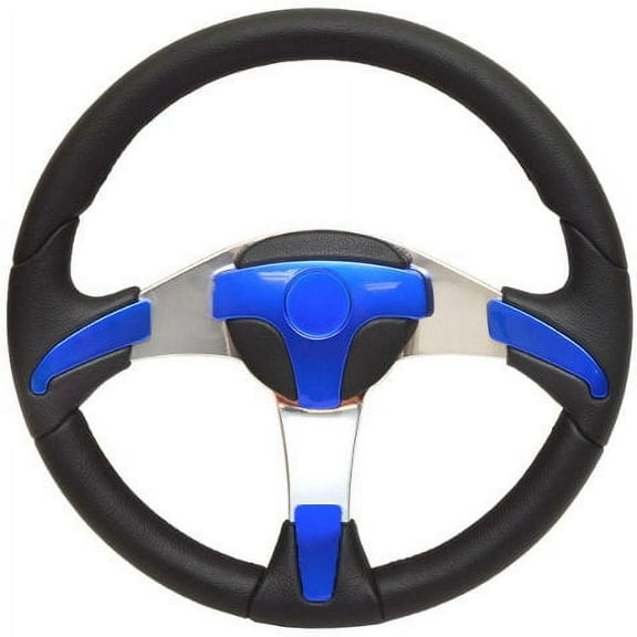 Uflex USA Boat Steering Wheel GORGONA-BL/P/CP | Metallic Blue