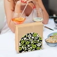 thumbnail image 3 of Yayeee Napkin Holder for Table Set of 2 Kitchen Paper Tissue Organization, Green Flower Pattern, 3 of 8