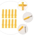 thumbnail image 3 of 200Pcs Ribbed Plastic Anchor Wall Expansion Tube For Drywall Maintenance, 3 of 5