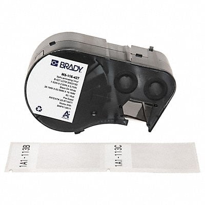 Brady M5-116-427 Self Laminating Vinyl Wrap Around Labels