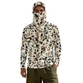 thumbnail image 2 of SEANATIVE Long Sleeve Sun Shirts for Men Fishing Hiking Running Tops Sun Hoodie Lightweight Breathable Outdoor UV Protection Rash Guard, M, Panda Camo Print, 2 of 7