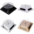 thumbnail image 5 of 5PCS 360 Turntable Solar Showcase Stand 037B (negro), 5 of 5