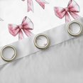 thumbnail image 4 of Homewish Pink Princess Bowknot Black Out Curtains, Kawaii Cartoon Ribbon Curtains Pack of 2 (42x63 Each), Teens Kids Boys Girls Bedroom Curtains, Black Out Curtains Decor, 4 of 6