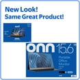 thumbnail image 4 of onn 15.6" FHD (1920 x 1080p) LCD Portable Office Monitor, with Cable, Black, 4 of 10