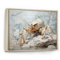 thumbnail image 2 of Designart "Impression Of Crayfish In Minimalism" Crayfish Floater Framed Canvas Art Print, 2 of 5
