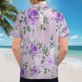 thumbnail image 6 of High Quality Hawaiian Shirts for Men Short Sleeve Aloha Beach Shirt Floral Summer Casual Button Down Shirts Blouses USQYHW, 6 of 7