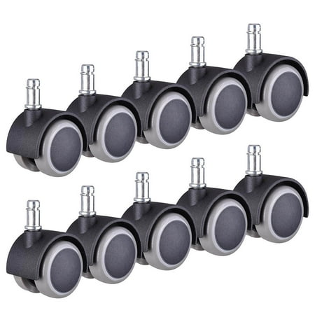 Yescom 2 Diameter Office Chair Caster Wheels Rubber Pu Modern