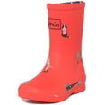 thumbnail image 2 of Joules JNR Roll Up Kid's Dog Print Wellington Boots In Red Size 10, 2 of 6