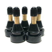 Set of 5 TR801HP Tubeless Tire High Pressure Valve Stems for .625-inch Large Hole by TYK Industries