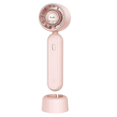 

Handheld Fan Super Mini Personal Fan with Rechargeable Battery Operated Portable Hand Held Fan Eyelash Fan for Girls Women Kids Outdoor Travelling Indoor Office Home，Pink