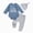 Blue, variant on TOWED22 Newborn Infant Baby Boy Clothes Fall Winter Outfits Letter Printed Romper Pants Set Toddler Baby Boy Clothes Set,Blue,0-3 M